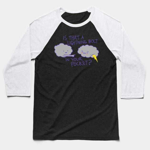 Shockward Baseball T-Shirt by Hillary White Rabbit